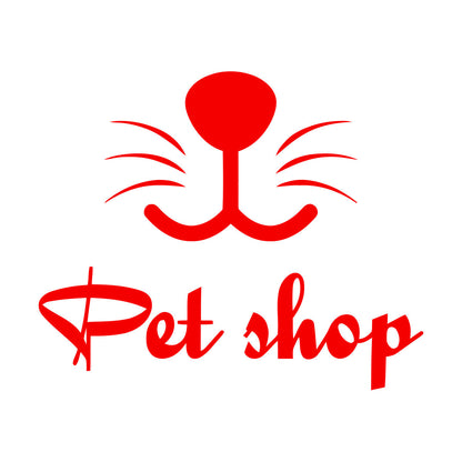 Engraving Stickers Pet Shop Home Animals Nursery Multi Color Selection