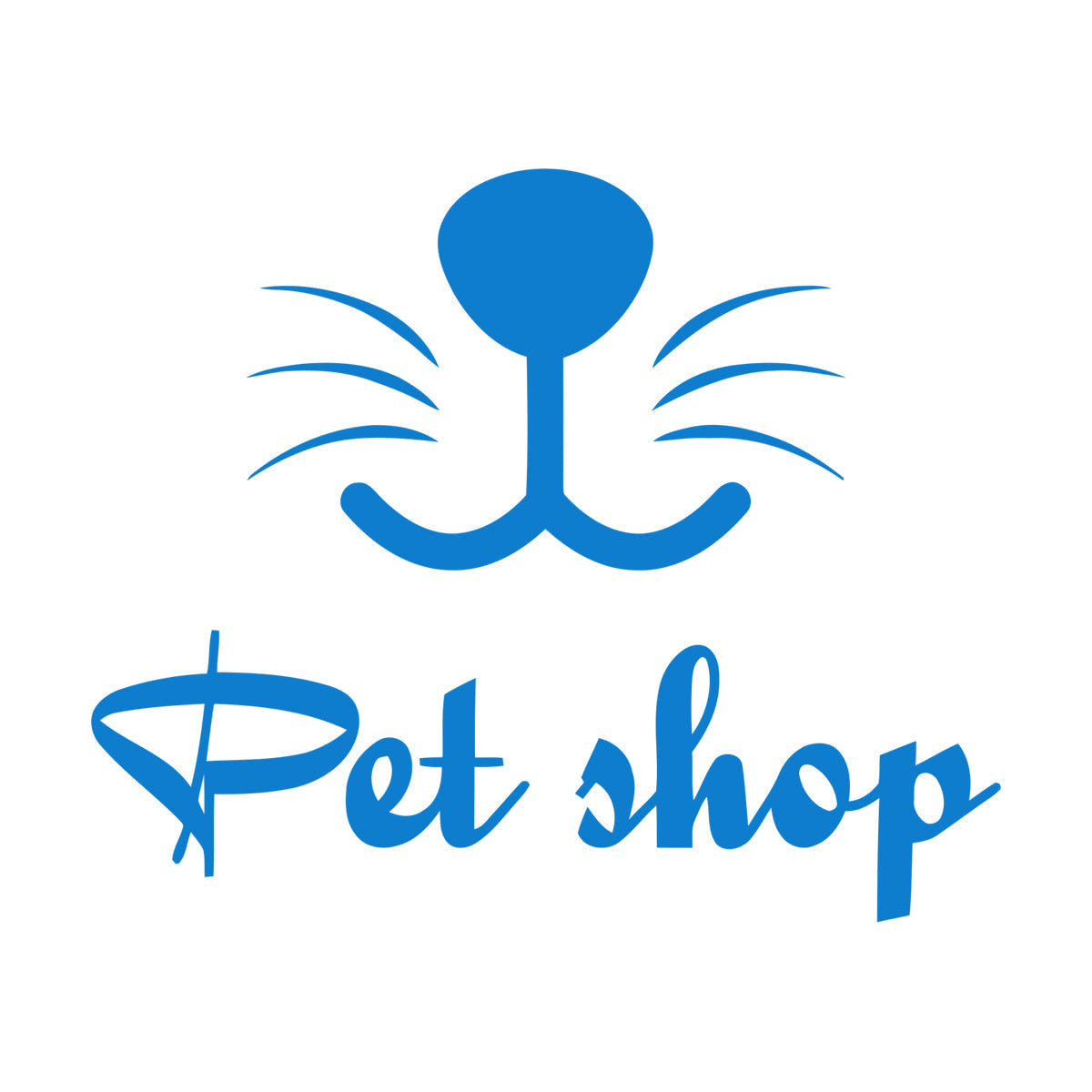 Engraving Stickers Pet Shop Home Animals Nursery Multi Color Selection