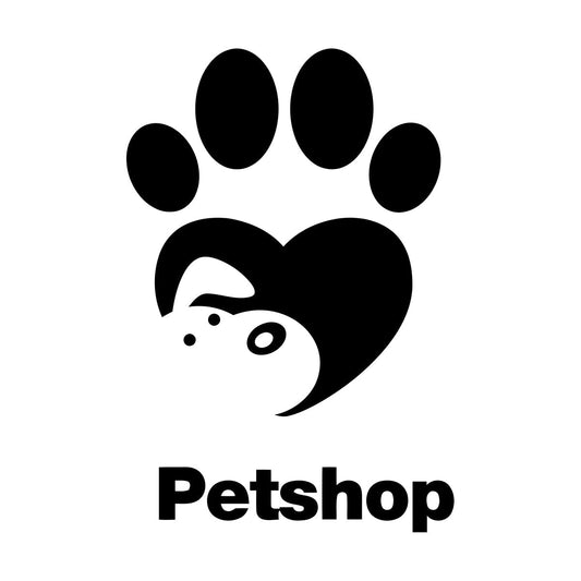 Lettering Stickers Pet Shop Love Cute Animals Paw Print Art Mural Painting