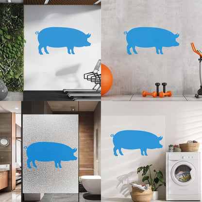 Lettering Stickers Pig Butcher Shop Piggy Animal Farm Wild Boar Multi Color Selection