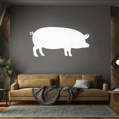 Lettering Stickers Pig Butcher Shop Piggy Animal Farm Wild Boar Multi Color Selection