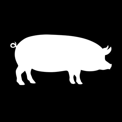Lettering Stickers Pig Butcher Shop Piggy Animal Farm Wild Boar Multi Color Selection