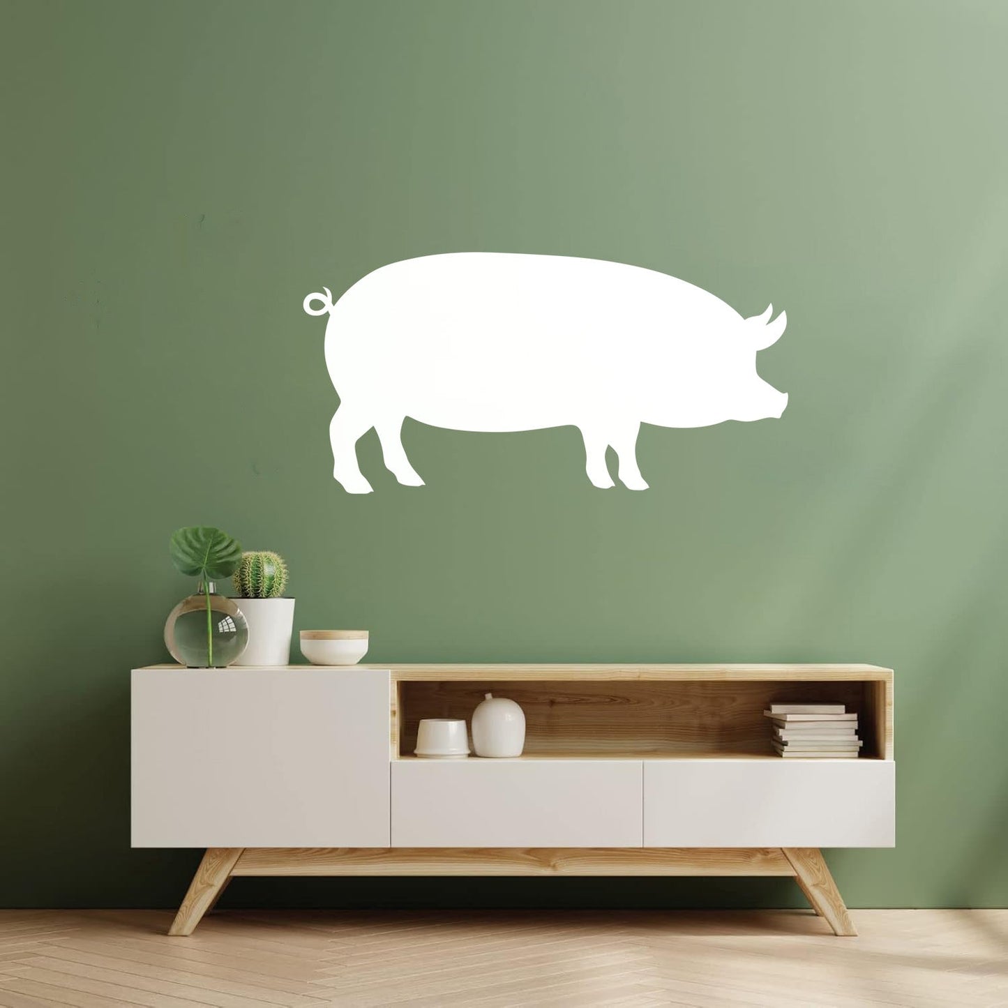 Lettering Stickers Pig Butcher Shop Piggy Animal Farm Wild Boar Multi Color Selection
