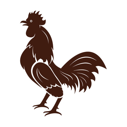 Wall Decals Pvc Rooster Bird Farm Village House Cock Animal Art Decoration