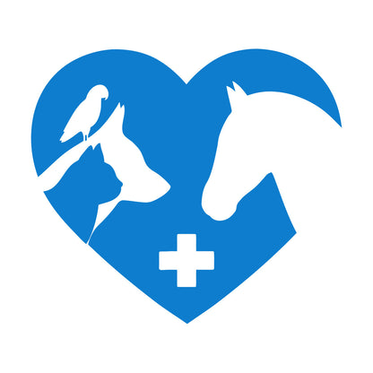 Fine Carving Decals Signboard Logo Veterinary Clinic Animals Pets Love Tattoo Culture