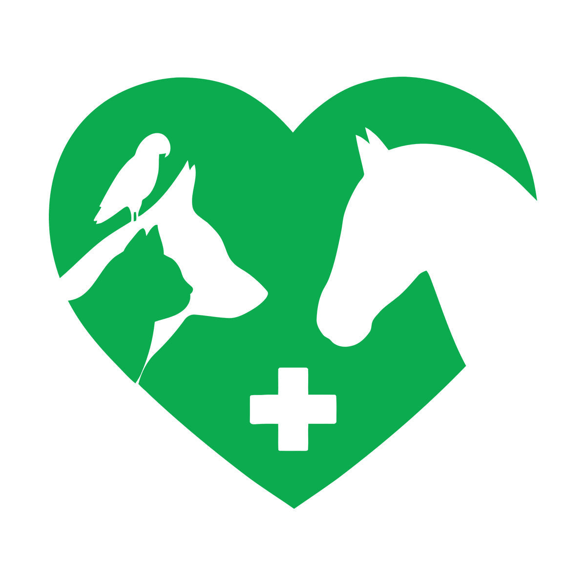 Fine Carving Decals Signboard Logo Veterinary Clinic Animals Pets Love Tattoo Culture