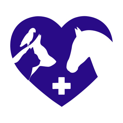 Fine Carving Decals Signboard Logo Veterinary Clinic Animals Pets Love Tattoo Culture