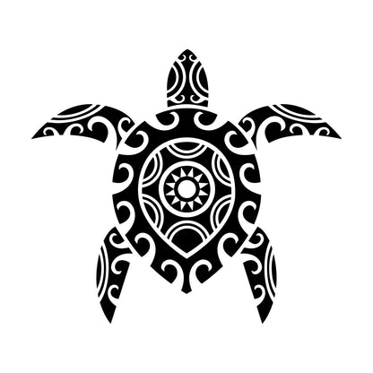 Lettering Stickers Sea Turtle Swims Wild Animal Ornament Equipped With Transfer Film Kit