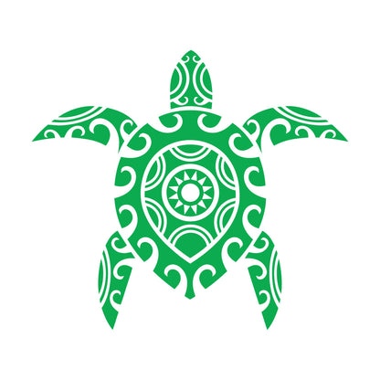 Lettering Stickers Sea Turtle Swims Wild Animal Ornament Equipped With Transfer Film Kit