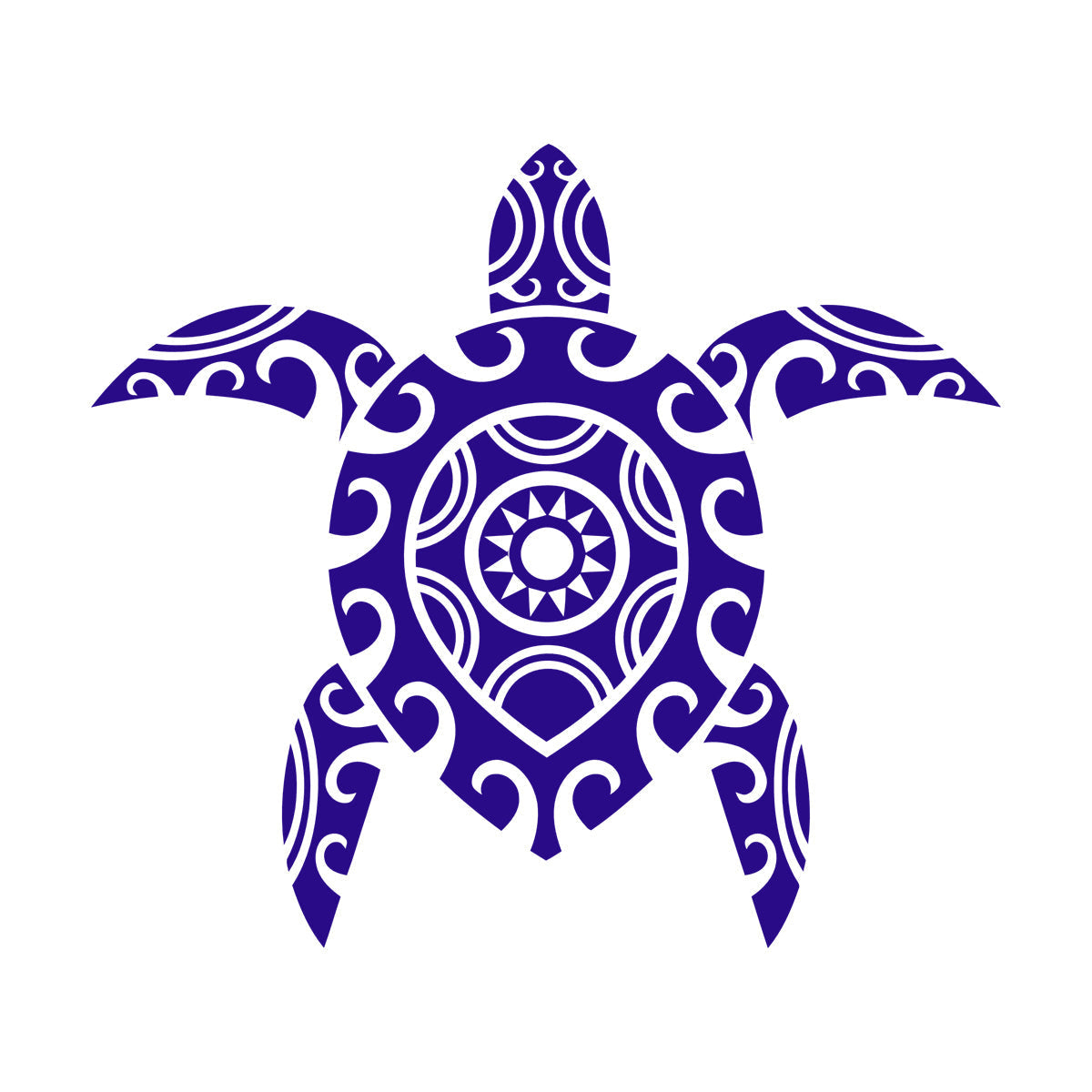 Lettering Stickers Sea Turtle Swims Wild Animal Ornament Equipped With Transfer Film Kit