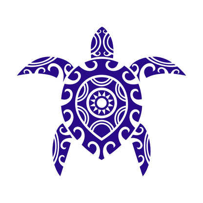 Lettering Stickers Sea Turtle Swims Wild Animal Ornament Equipped With Transfer Film Kit