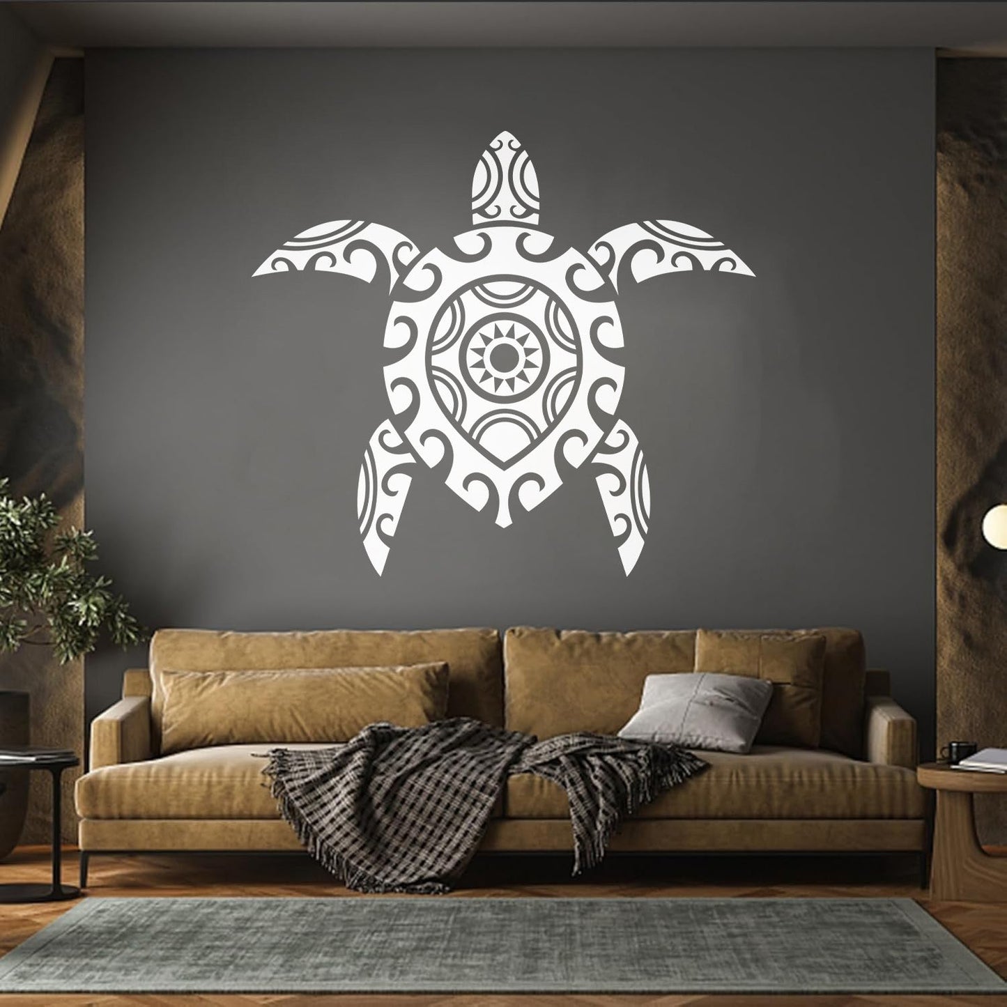 Lettering Stickers Sea Turtle Swims Wild Animal Ornament Equipped With Transfer Film Kit