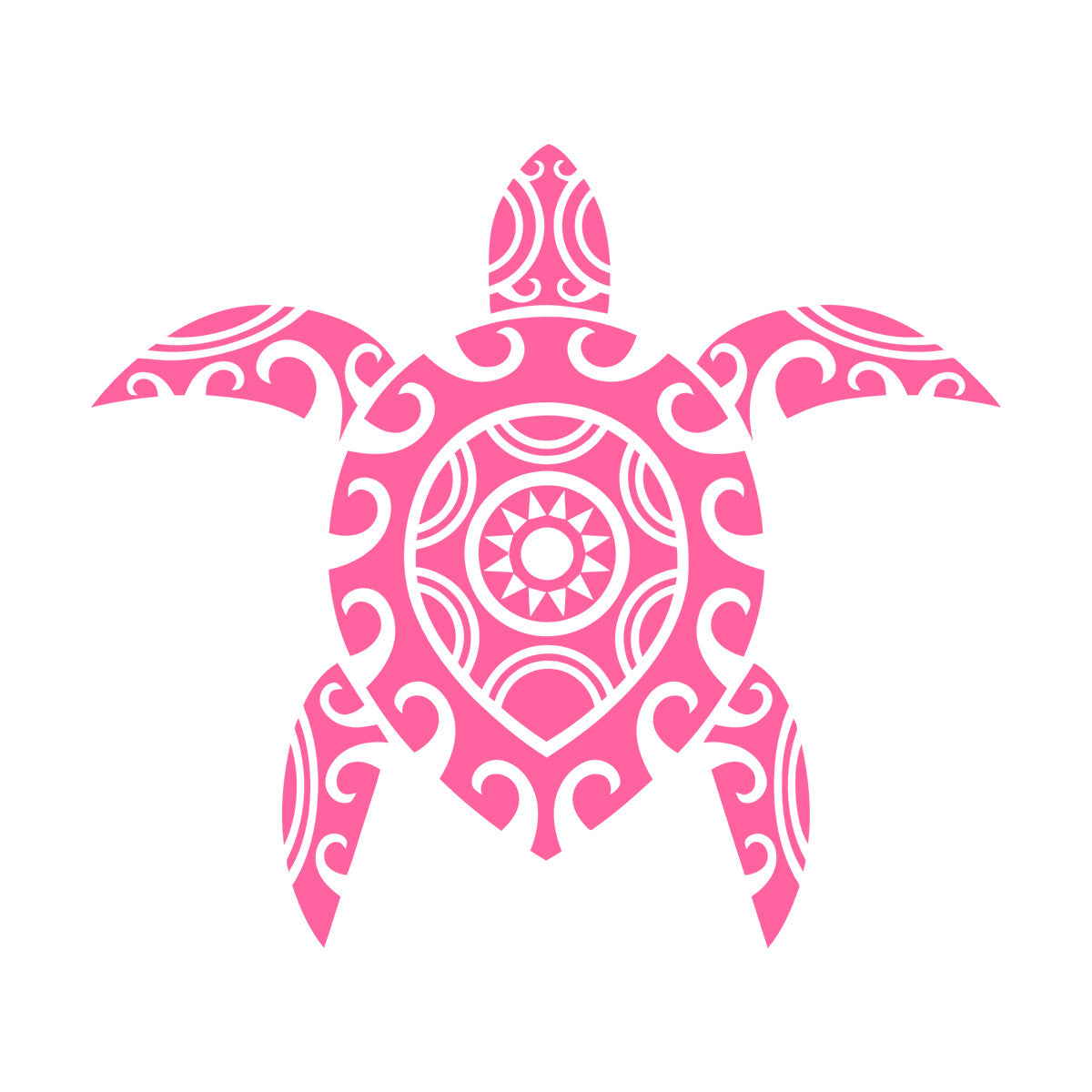 Lettering Stickers Sea Turtle Swims Wild Animal Ornament Equipped With Transfer Film Kit