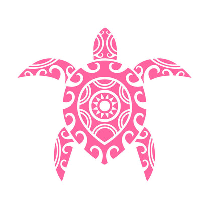 Lettering Stickers Sea Turtle Swims Wild Animal Ornament Equipped With Transfer Film Kit