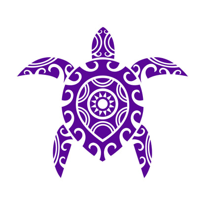 Lettering Stickers Sea Turtle Swims Wild Animal Ornament Equipped With Transfer Film Kit