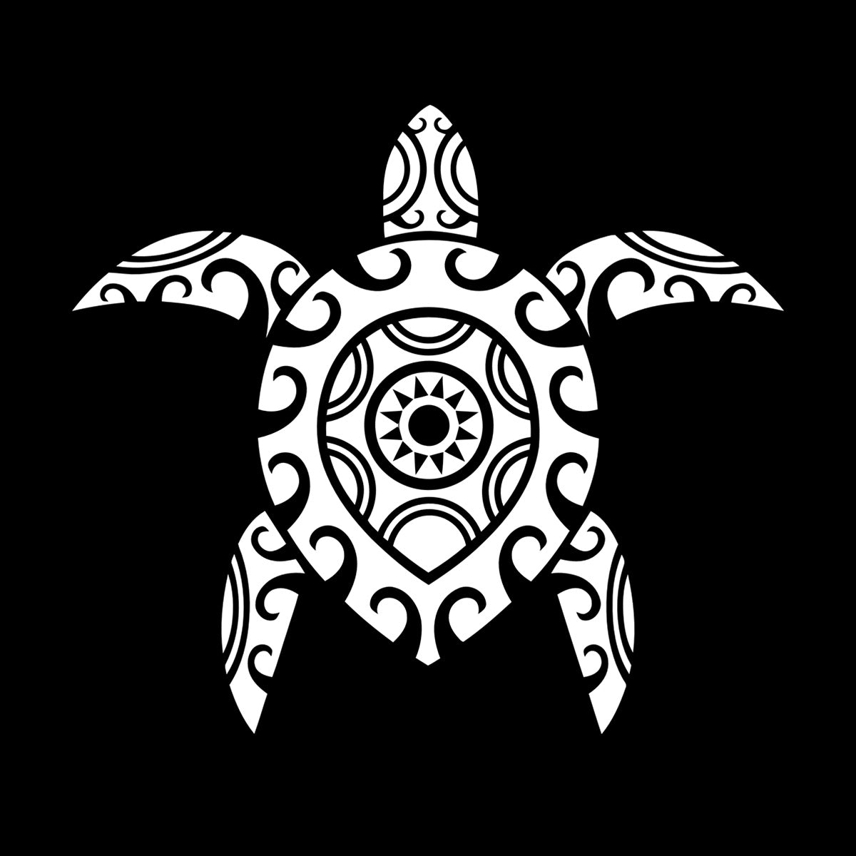 Lettering Stickers Sea Turtle Swims Wild Animal Ornament Equipped With Transfer Film Kit