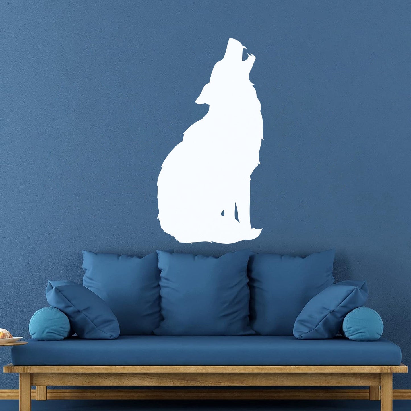 Silhouette Wolf Predator Animal Wolf'S Howl Wall Decals Paster Paper Easy Installation