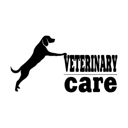 Vinyl Art Sticker Pet Logo Veterinary Care Animals Glass Stickers
