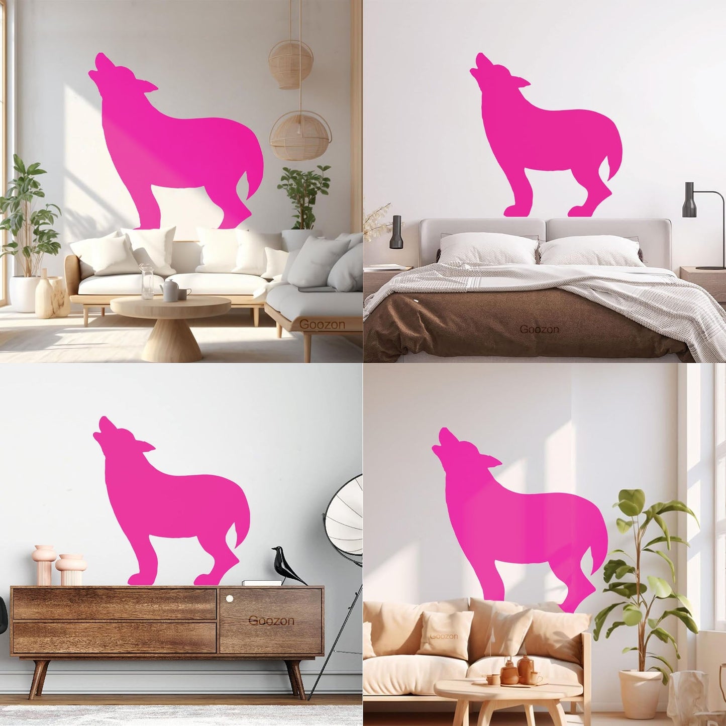 Wall Decals Paster Paper Wolf Wild Animal Hobby Hunter Do Not Damage The Wall Surface