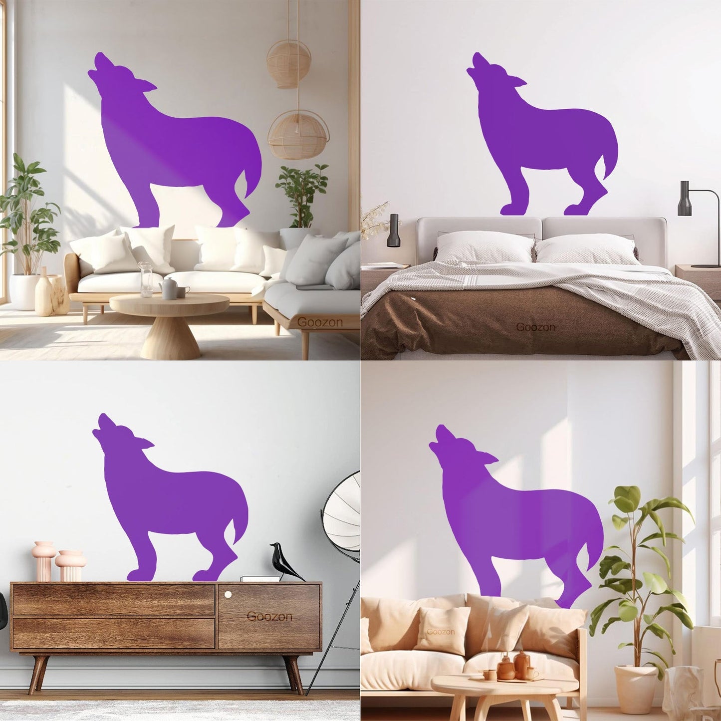 Wall Decals Paster Paper Wolf Wild Animal Hobby Hunter Do Not Damage The Wall Surface