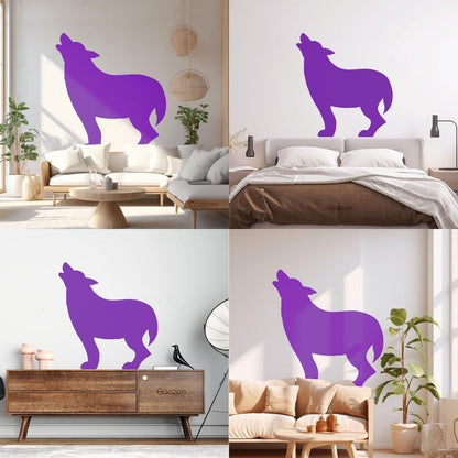 Wall Decals Paster Paper Wolf Wild Animal Hobby Hunter Do Not Damage The Wall Surface