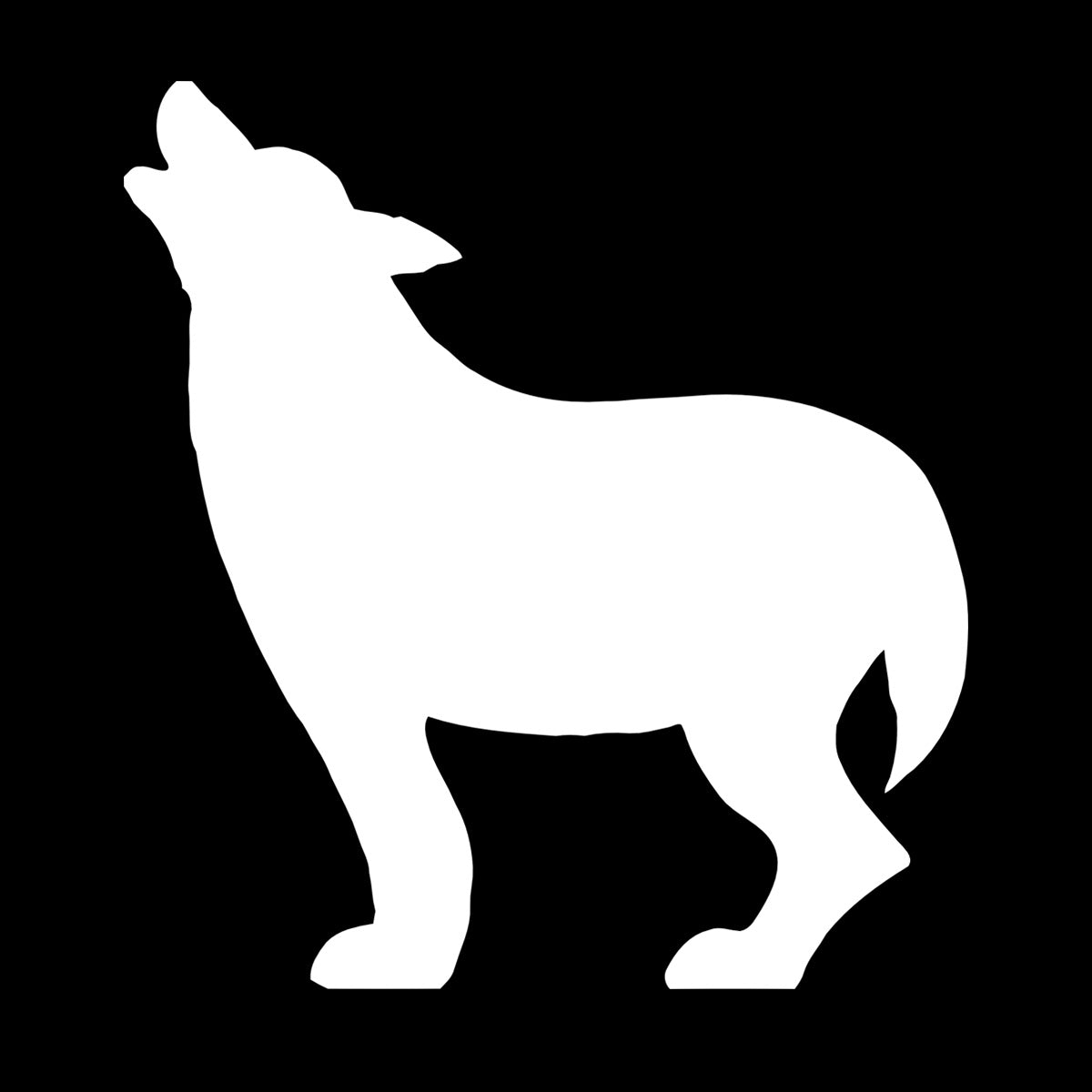 Wall Decals Paster Paper Wolf Wild Animal Hobby Hunter Do Not Damage The Wall Surface