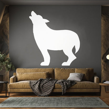 Wall Decals Paster Paper Wolf Wild Animal Hobby Hunter Do Not Damage The Wall Surface