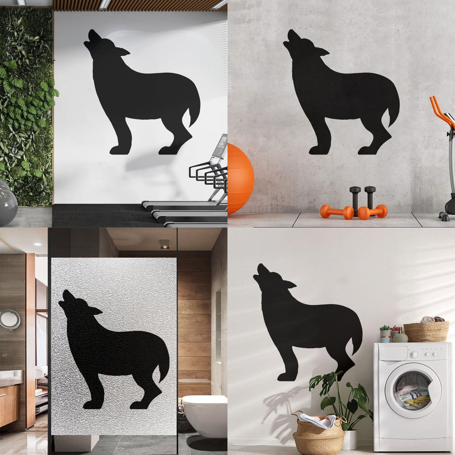 Wall Decals Paster Paper Wolf Wild Animal Hobby Hunter Do Not Damage The Wall Surface