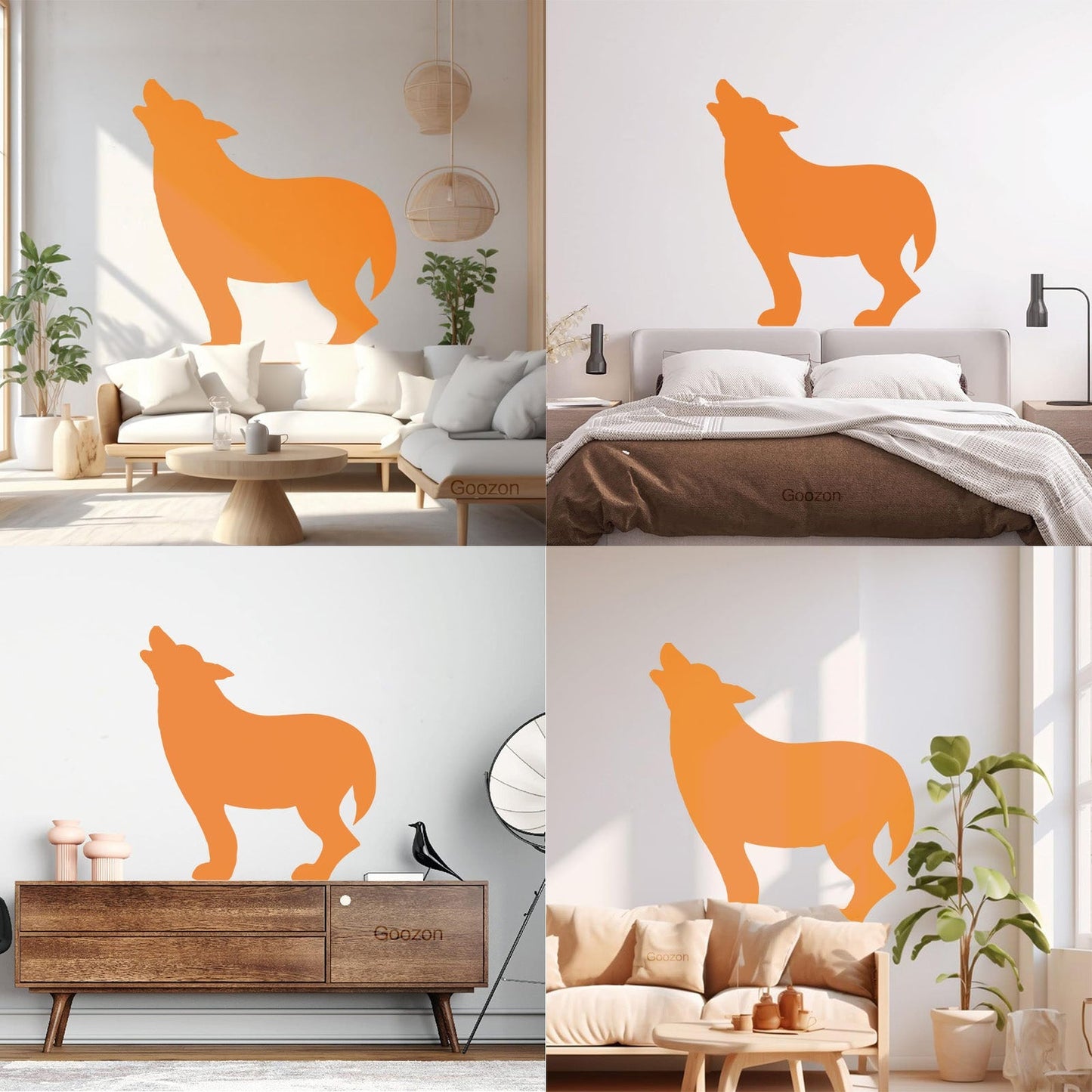 Wall Decals Paster Paper Wolf Wild Animal Hobby Hunter Do Not Damage The Wall Surface