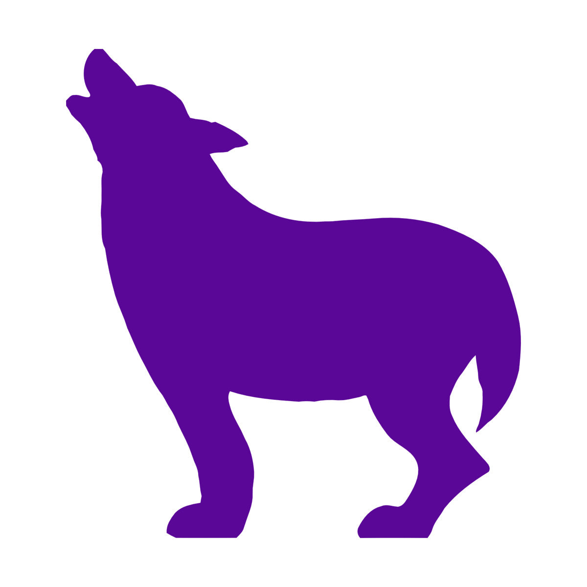 Wall Decals Paster Paper Wolf Wild Animal Hobby Hunter Do Not Damage The Wall Surface