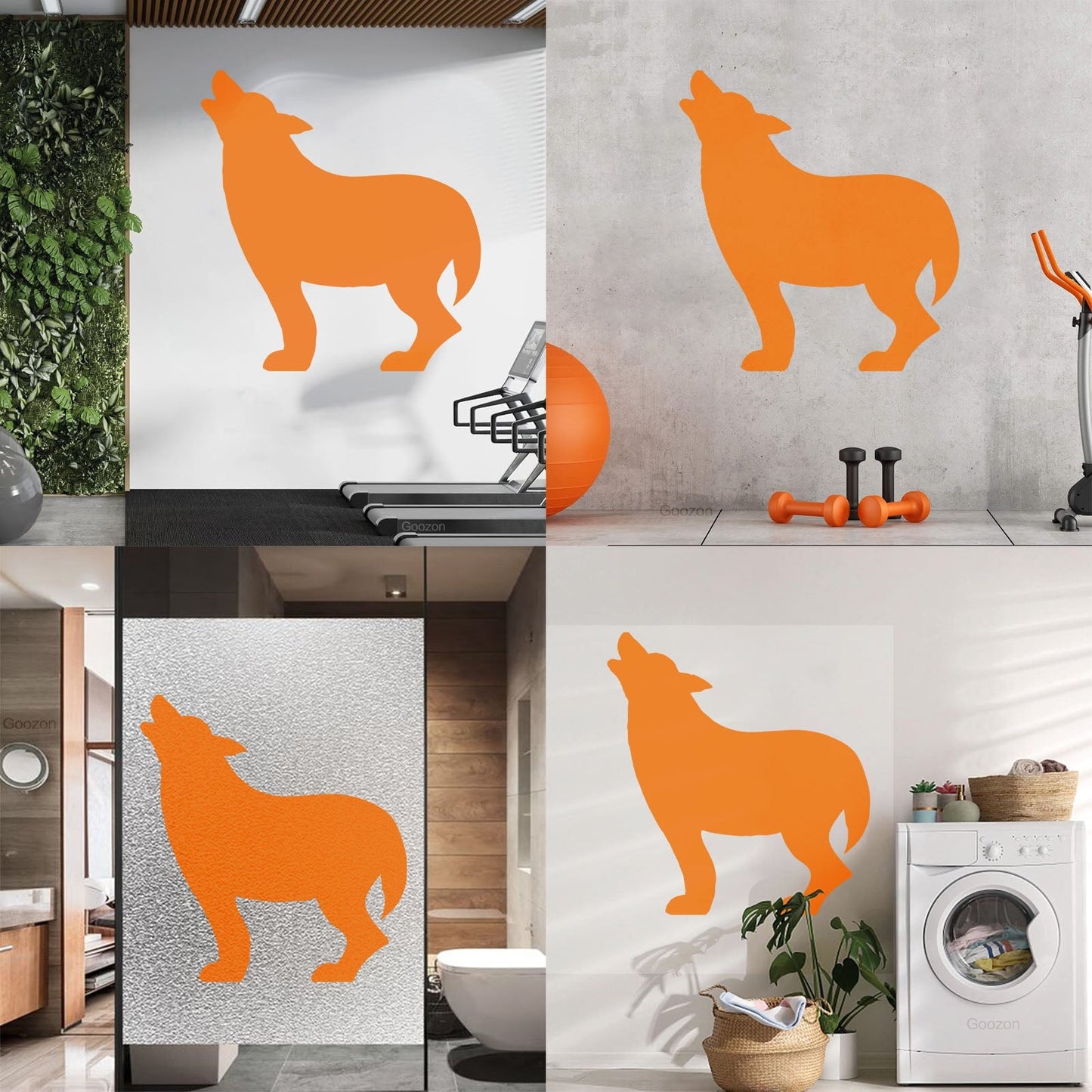 Wall Decals Paster Paper Wolf Wild Animal Hobby Hunter Do Not Damage The Wall Surface