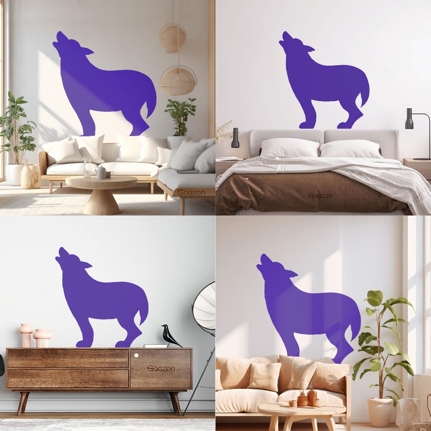 Wall Decals Paster Paper Wolf Wild Animal Hobby Hunter Do Not Damage The Wall Surface