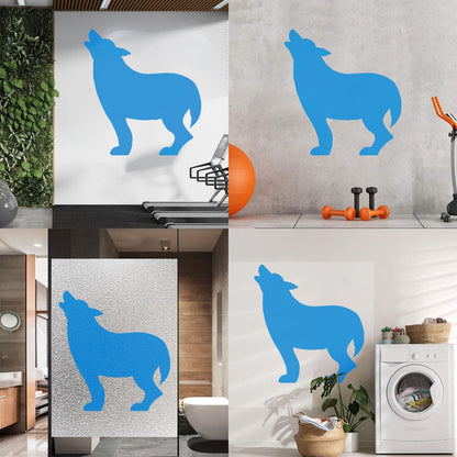 Wall Decals Paster Paper Wolf Wild Animal Hobby Hunter Do Not Damage The Wall Surface