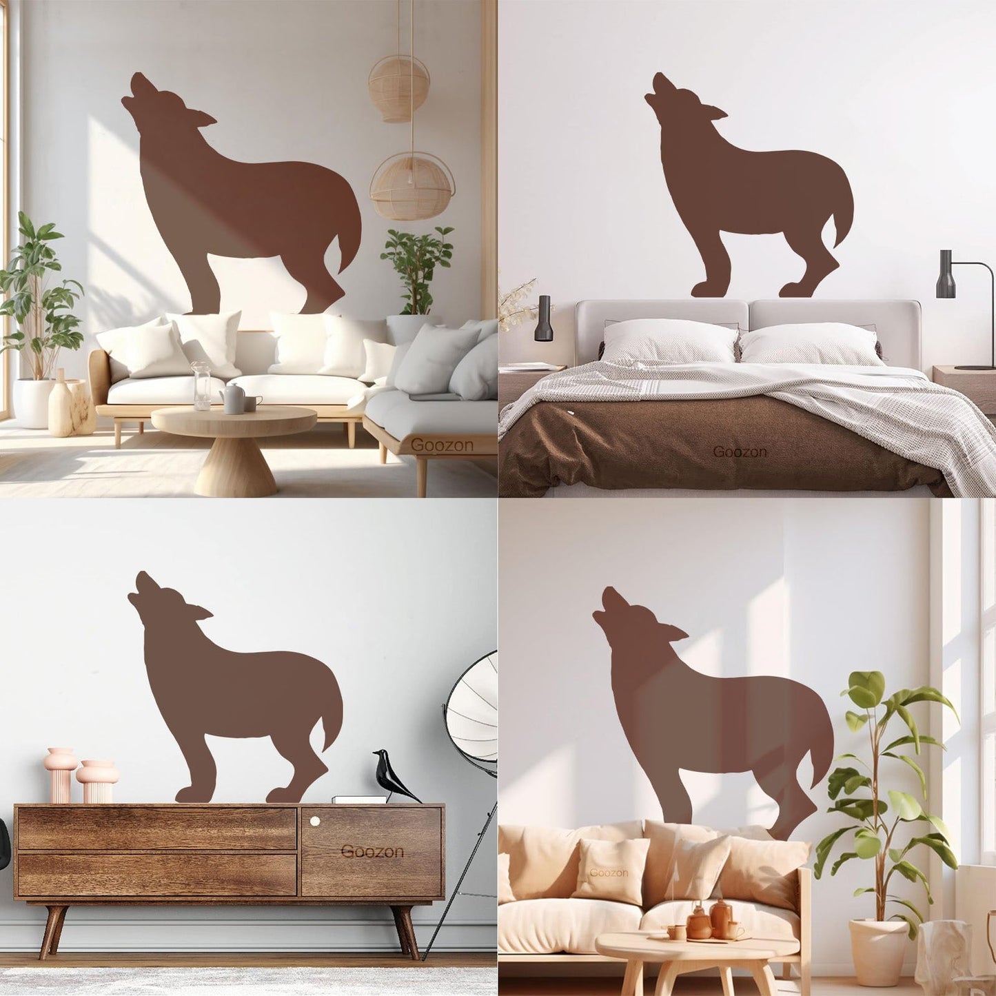 Wall Decals Paster Paper Wolf Wild Animal Hobby Hunter Do Not Damage The Wall Surface