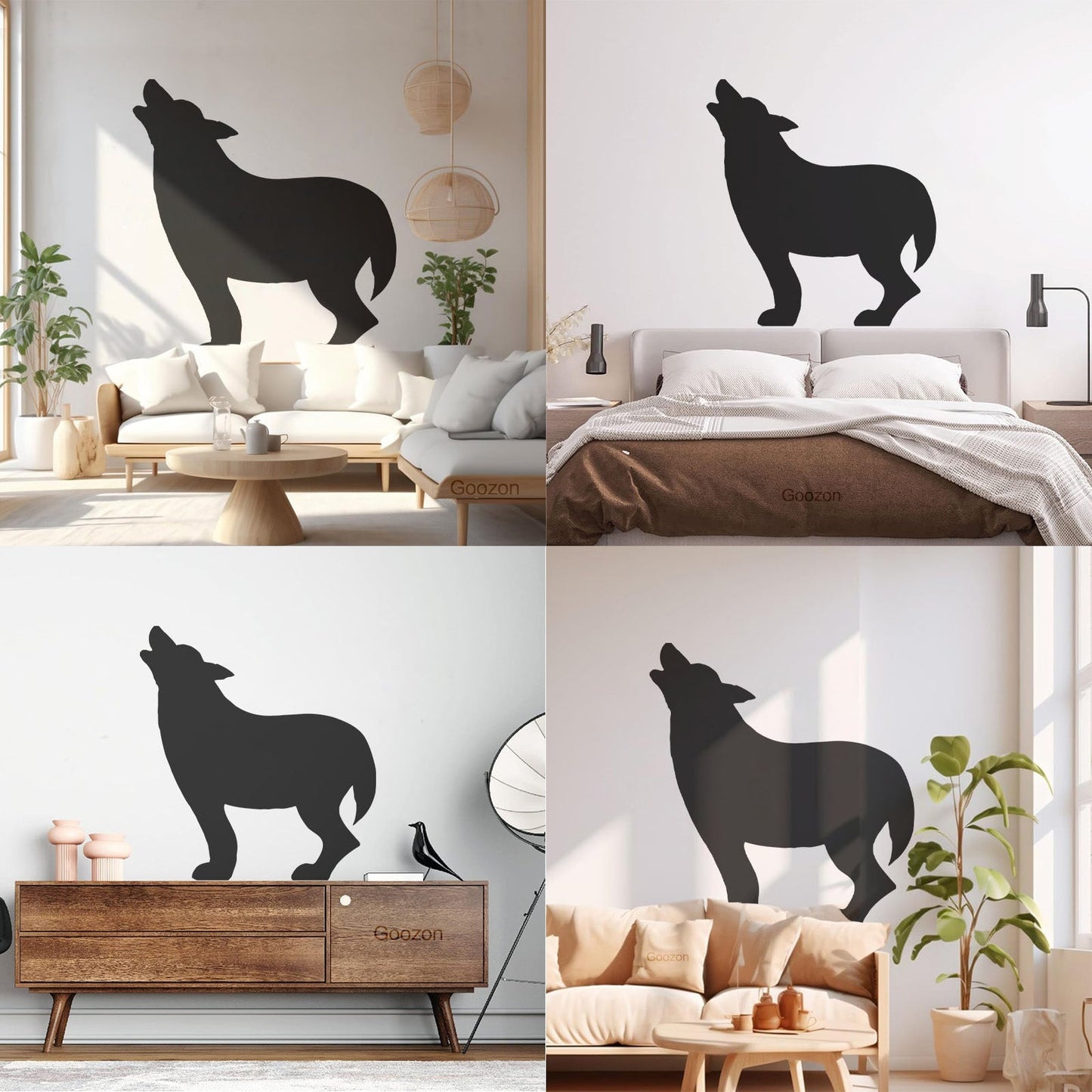Wall Decals Paster Paper Wolf Wild Animal Hobby Hunter Do Not Damage The Wall Surface