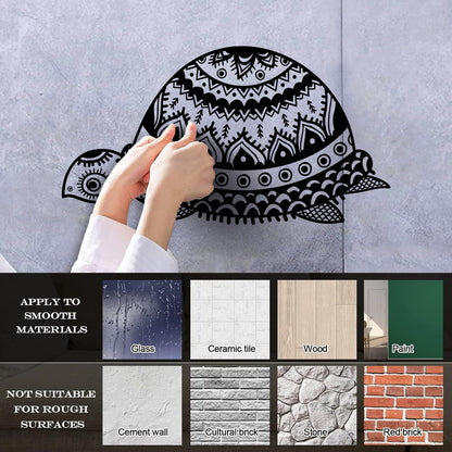 Wall Stickers Turtle Ornament Marine Animal Easy Installation