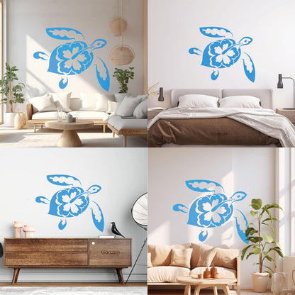 Turtle Patterns Marine Animals Fine Carving Decals Art Mural Painting