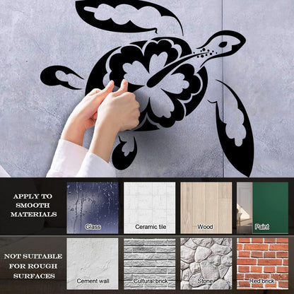 Turtle Patterns Marine Animals Fine Carving Decals Art Mural Painting