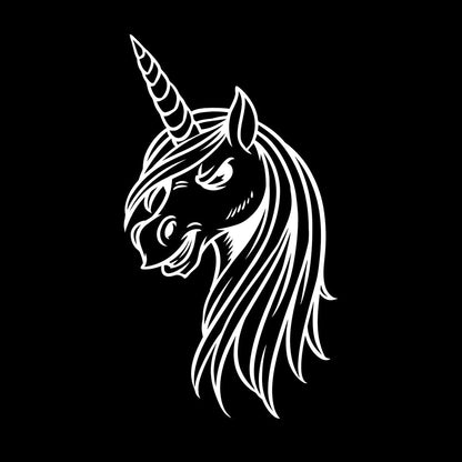 Wall Decals Unicorn Fairytale Fictional Magic Animal Car Body Decoration