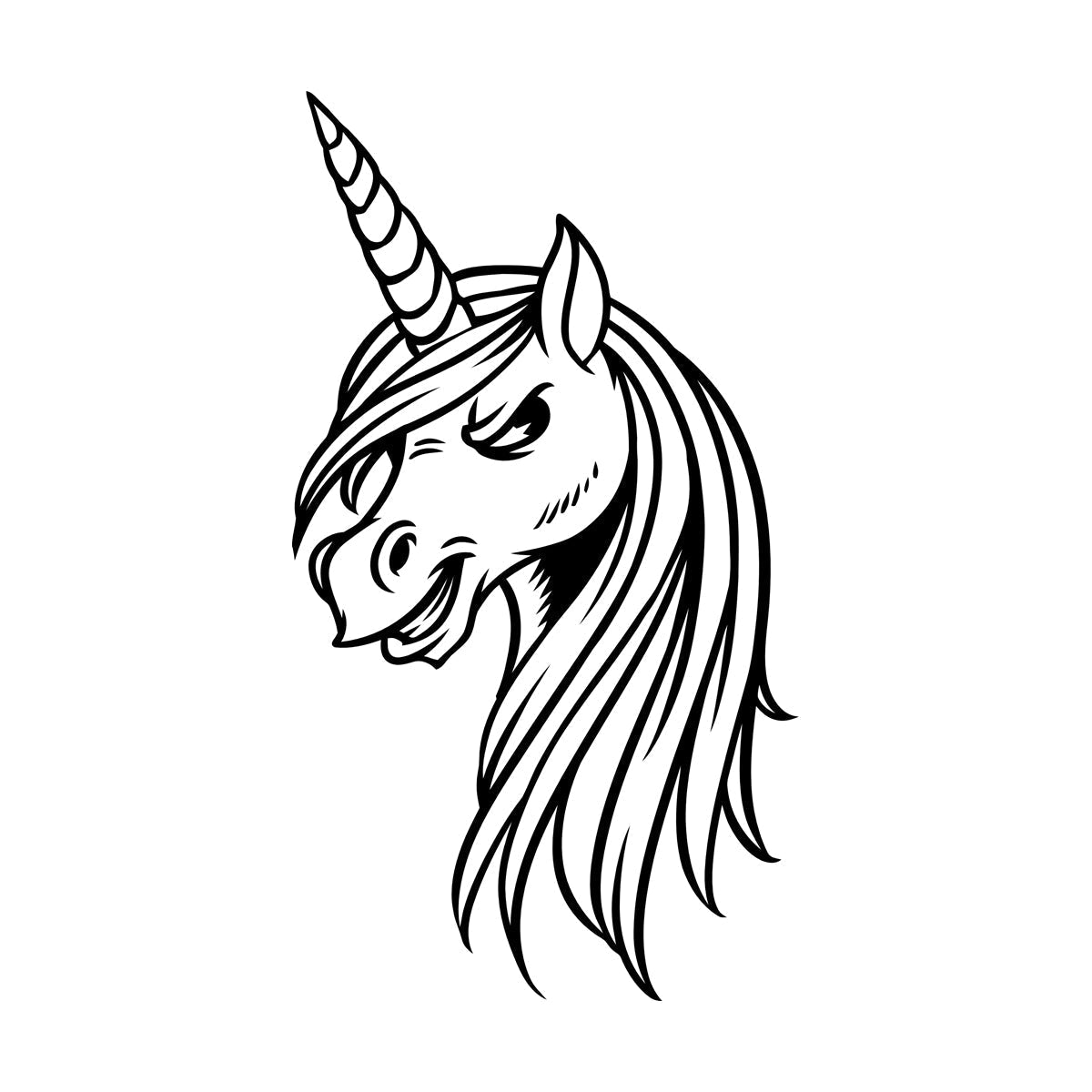 Wall Decals Unicorn Fairytale Fictional Magic Animal Car Body Decoration