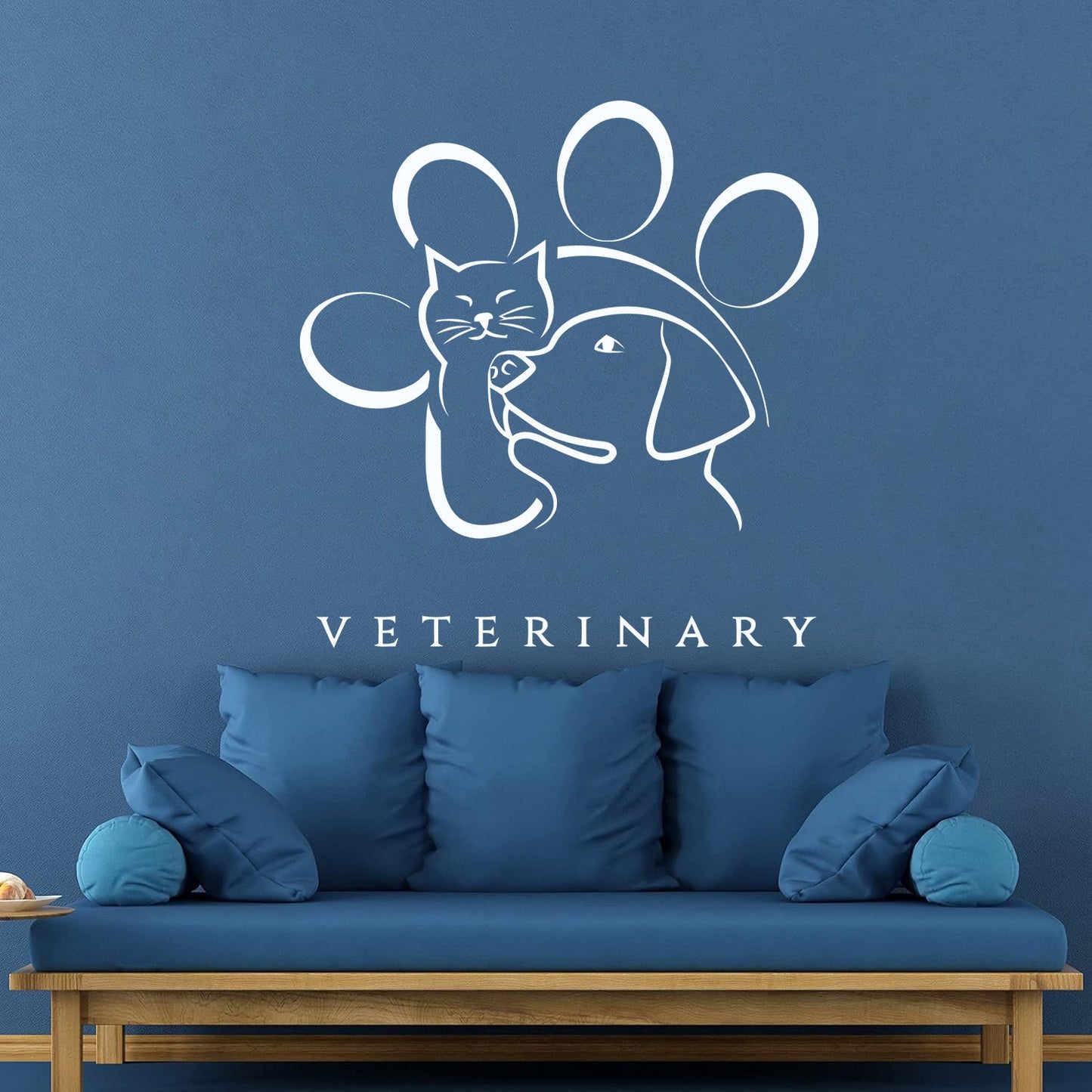Lettering Decals Veterinary Medicine Animal Pet Art Mural Painting
