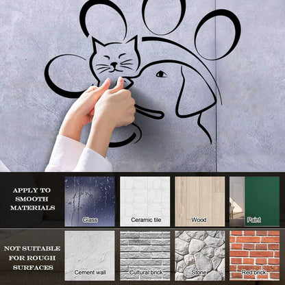 Lettering Decals Veterinary Medicine Animal Pet Art Mural Painting