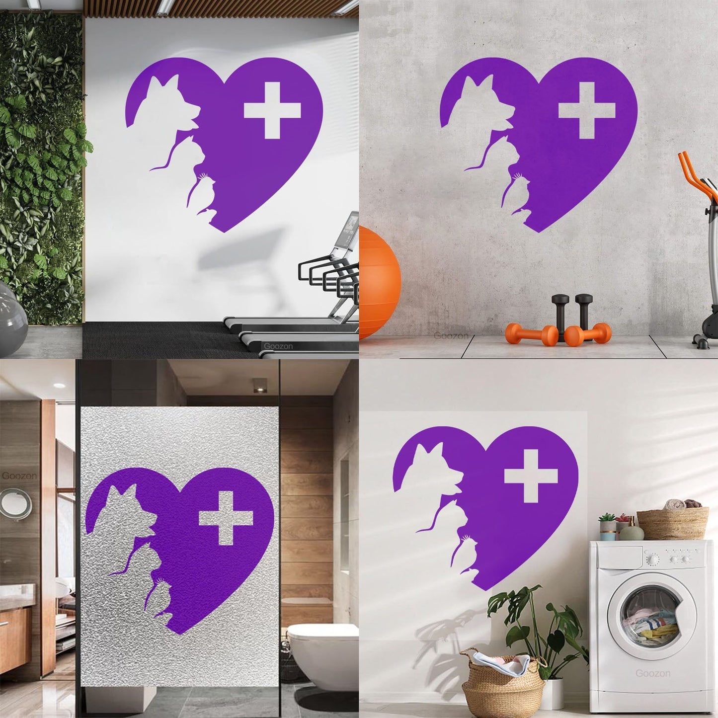 Wall Decals Pvc Veterinary Medicine Pets Vet Clinic Animal Care Multiple Size Options