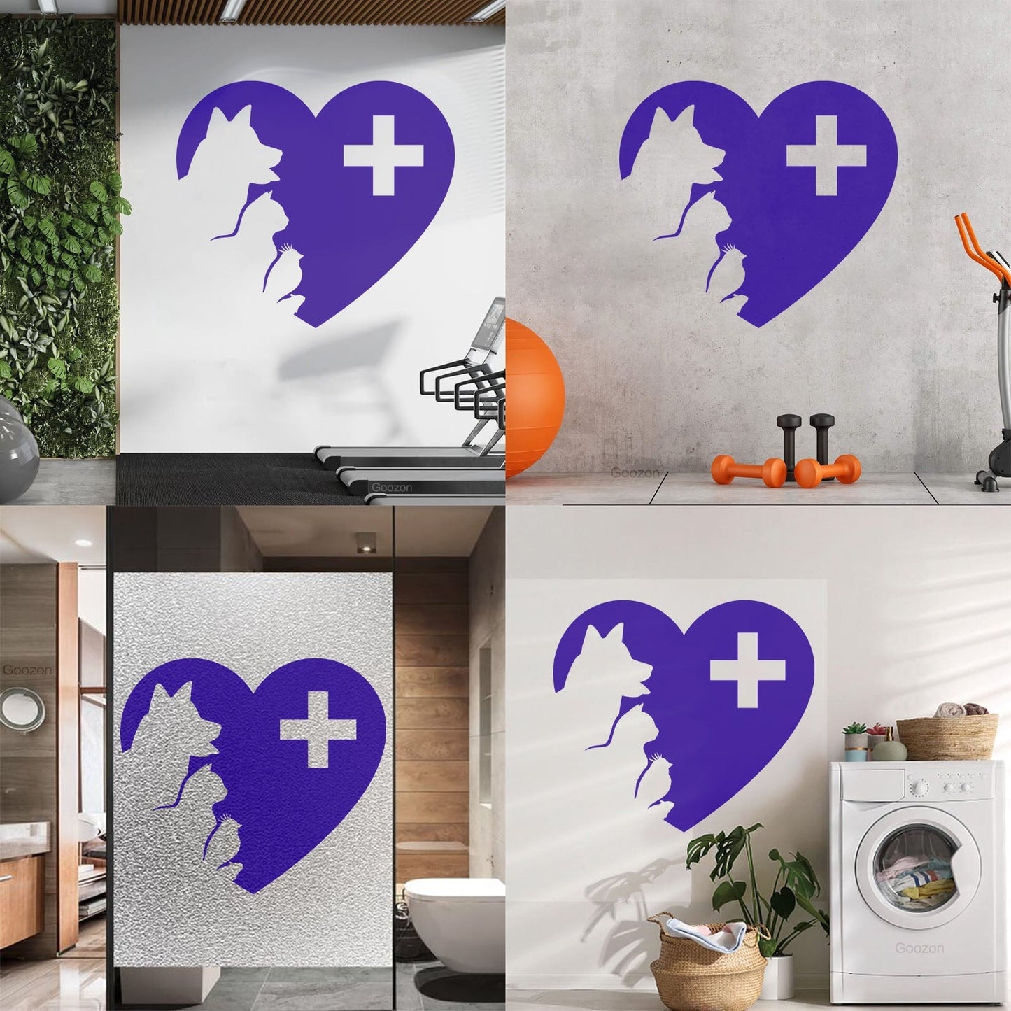 Wall Decals Pvc Veterinary Medicine Pets Vet Clinic Animal Care Multiple Size Options