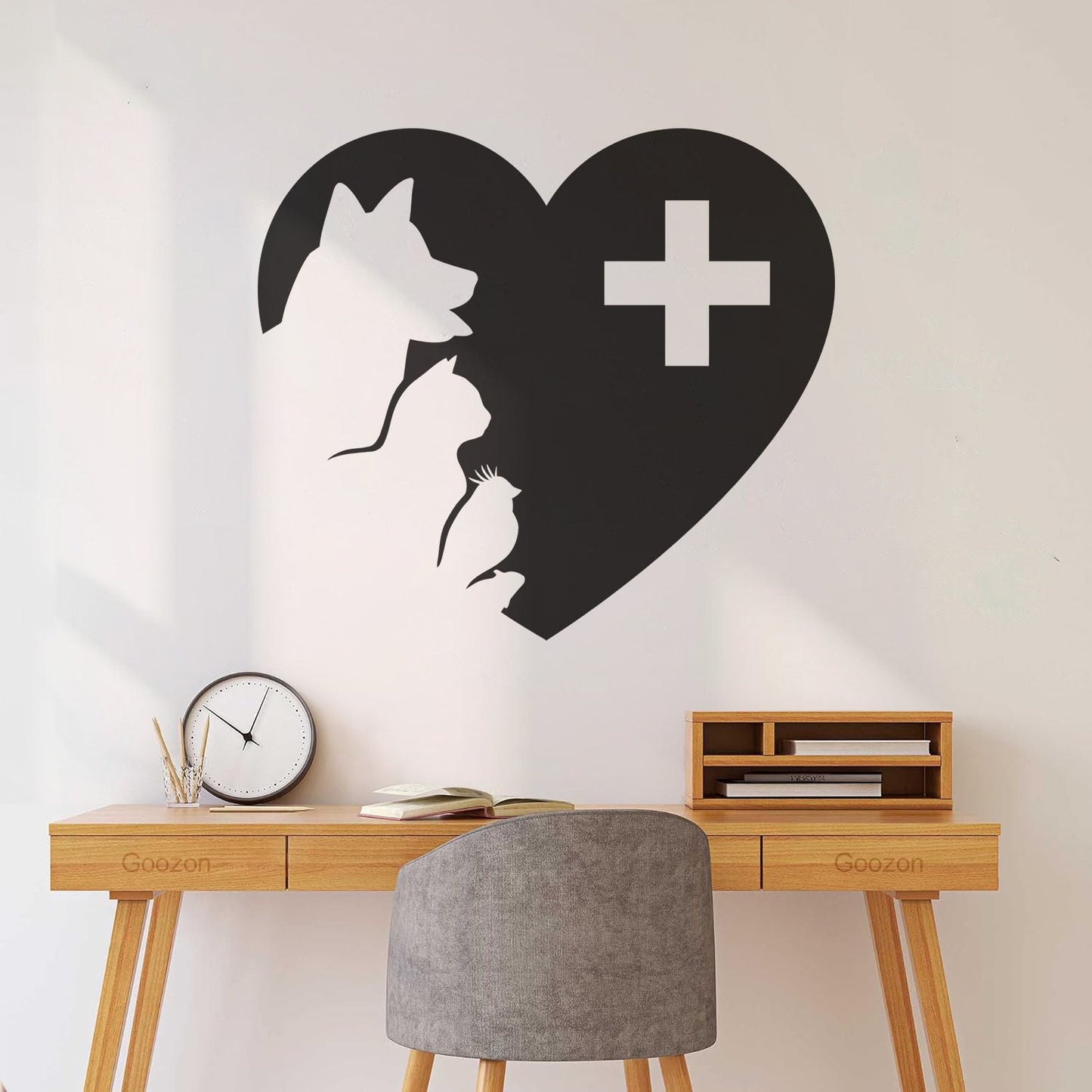 Wall Decals Pvc Veterinary Medicine Pets Vet Clinic Animal Care Multiple Size Options