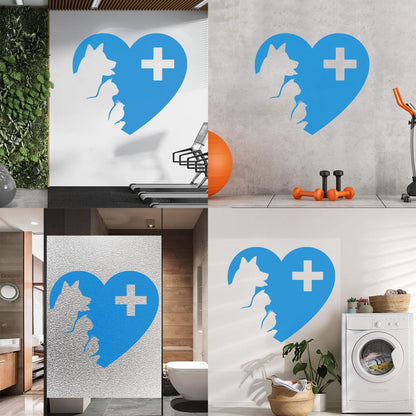 Wall Decals Pvc Veterinary Medicine Pets Vet Clinic Animal Care Multiple Size Options