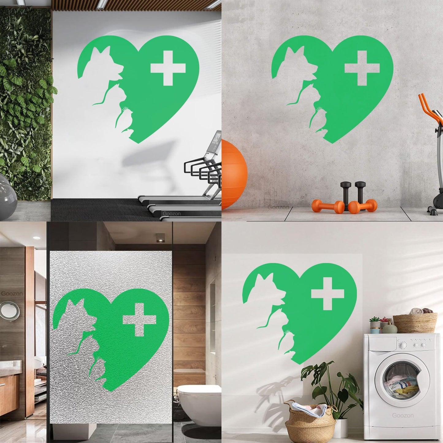 Wall Decals Pvc Veterinary Medicine Pets Vet Clinic Animal Care Multiple Size Options