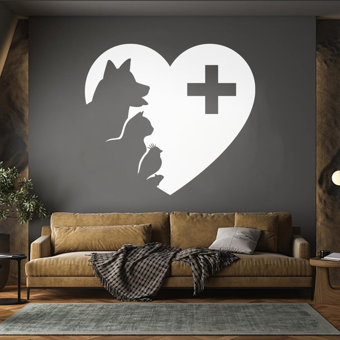 Wall Decals Pvc Veterinary Medicine Pets Vet Clinic Animal Care Multiple Size Options