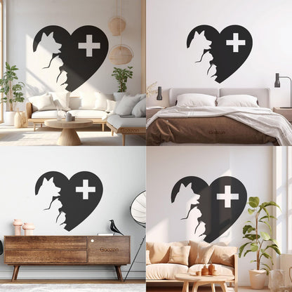 Wall Decals Pvc Veterinary Medicine Pets Vet Clinic Animal Care Multiple Size Options