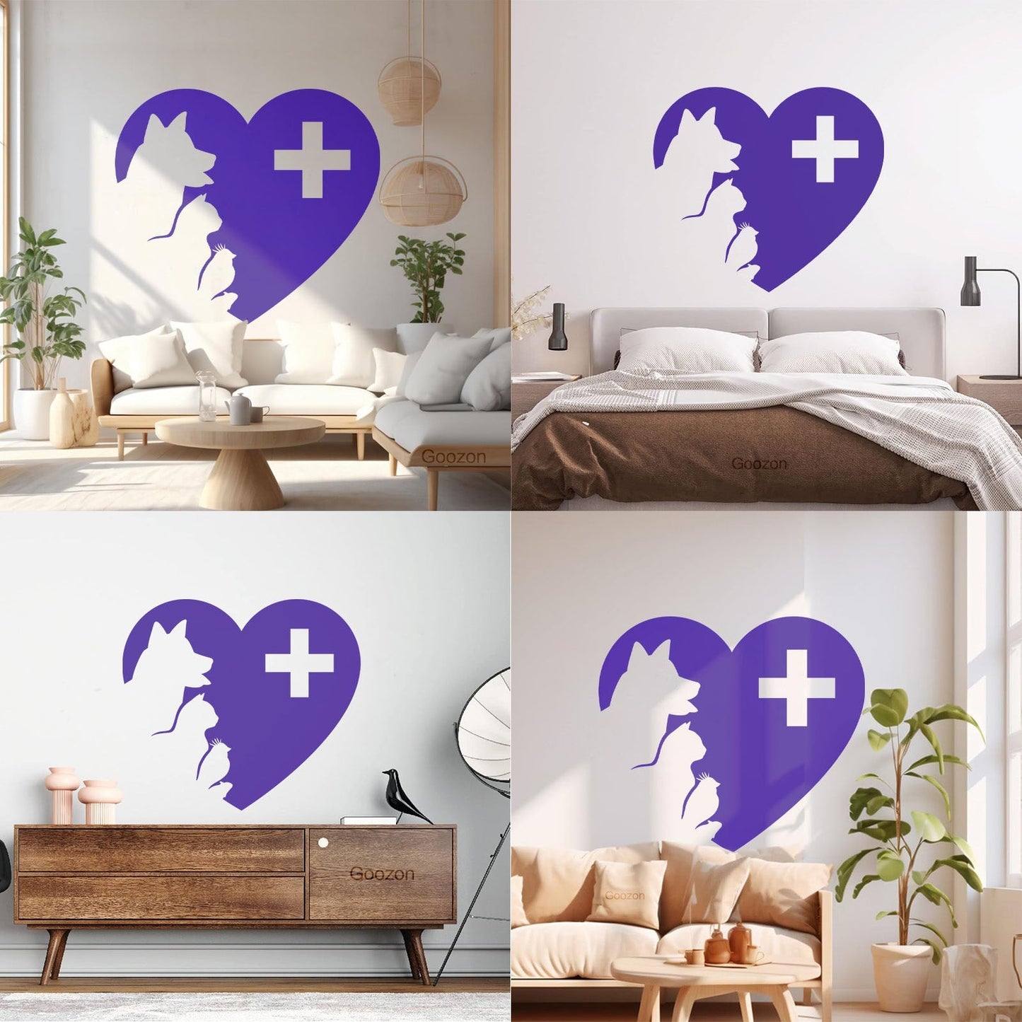 Wall Decals Pvc Veterinary Medicine Pets Vet Clinic Animal Care Multiple Size Options